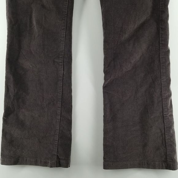 Banana Republic Grey Corduroys Womens Pants Size 26 Low Rise Straight Leg - Picture 3 of 11